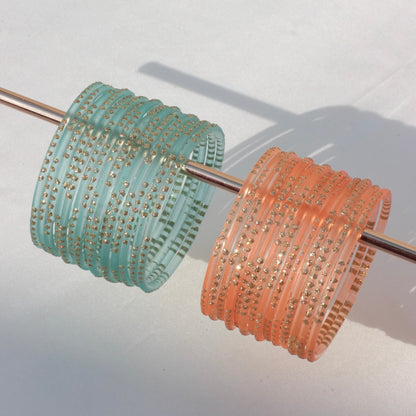 (Choose colour) Mahnur- Viral Handmade Glass Bangles