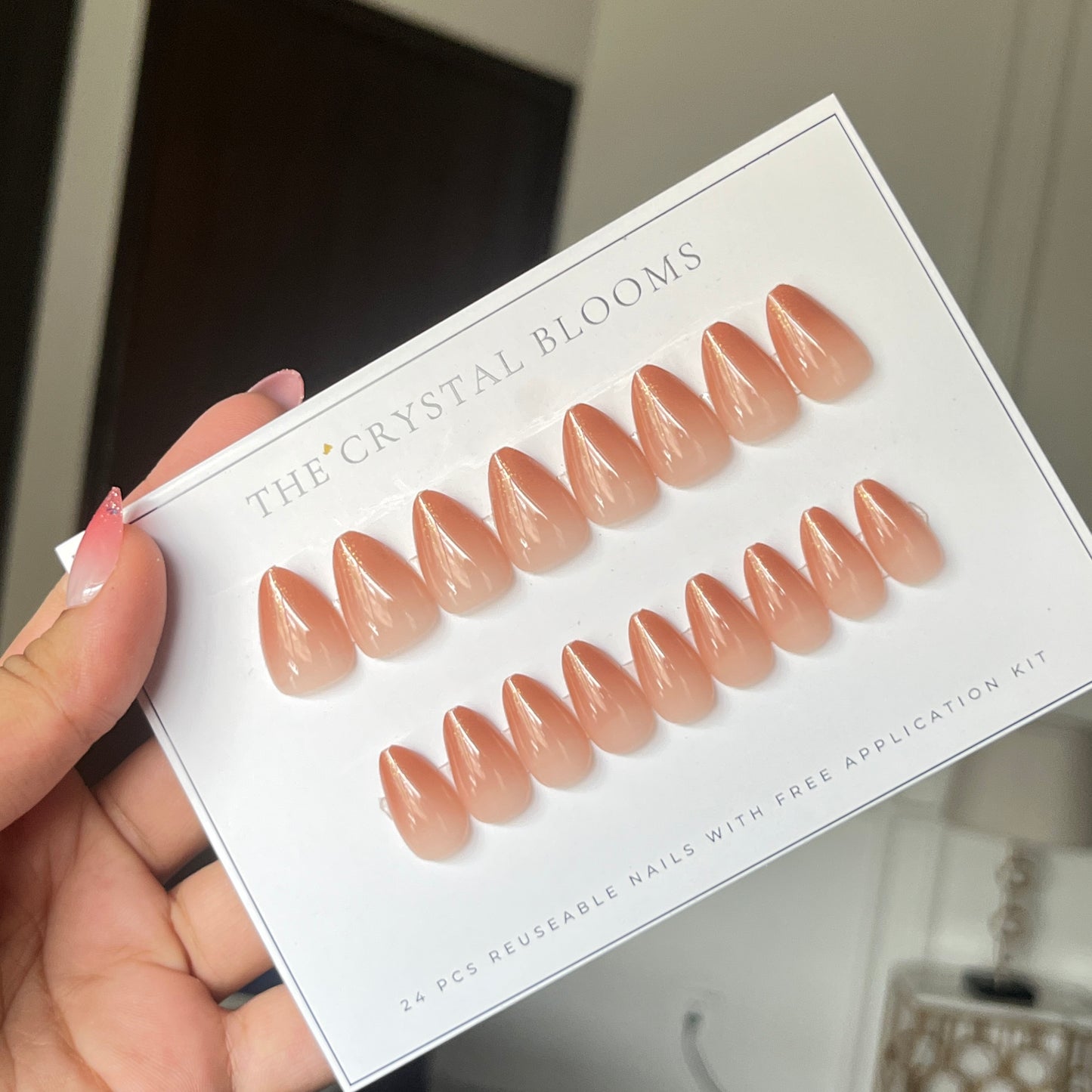 Shimmer Nails-1729- Free 24 pc Sticker Sheet included
