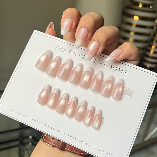 Nails-2383-Almond nails- Free 24pc Sticker Sheet included