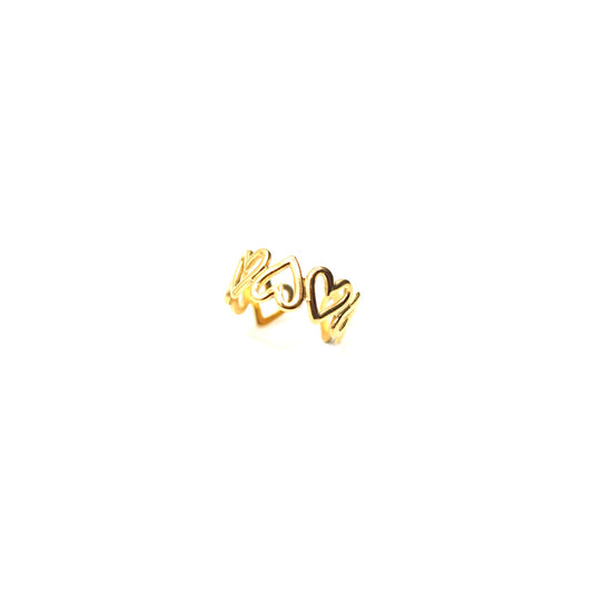 JRing-(4K Gold Plated)-AntiTarnish/HypoAllergic - 415