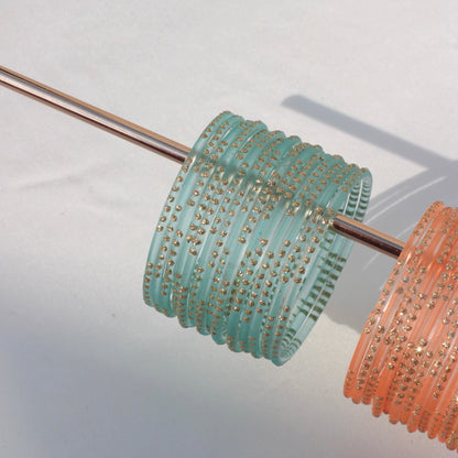 (Choose colour) Mahnur- Viral Handmade Glass Bangles