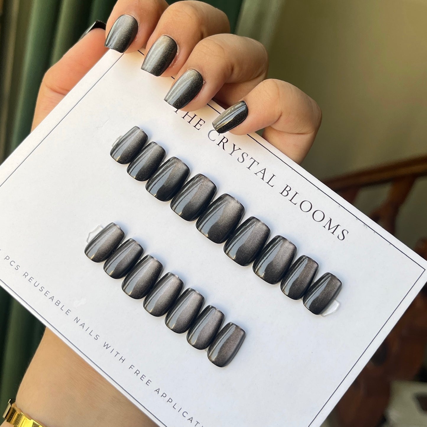 Nails-077-Free 24 -pc Sticker Sheet included