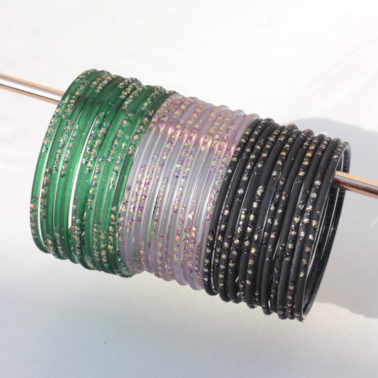 (Choose colour) Jellin- Viral Handmade Glass Bangles