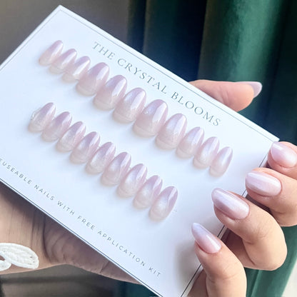 Nails -977-Almond nails- Free 24pc Sticker Sheet included