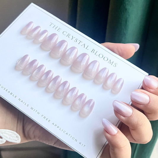 Nails -978-Almond nails- Free 24pc Sticker Sheet included