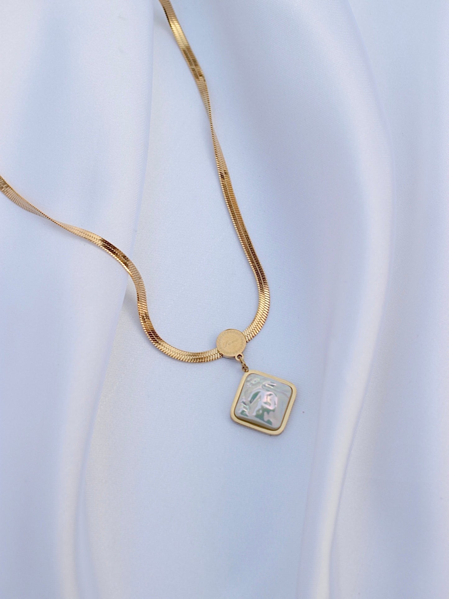 JNecklace (24K Gold Plated)-AntiTarnish/HypoAllergic -385