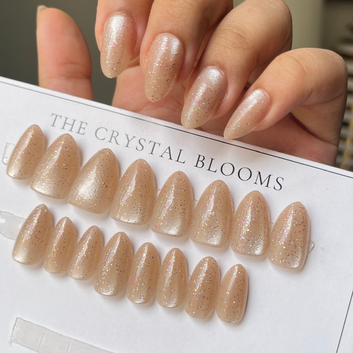 [Premium] Glitter High Quality Nails-4044-Free 24-pc Sticker Sheet  included