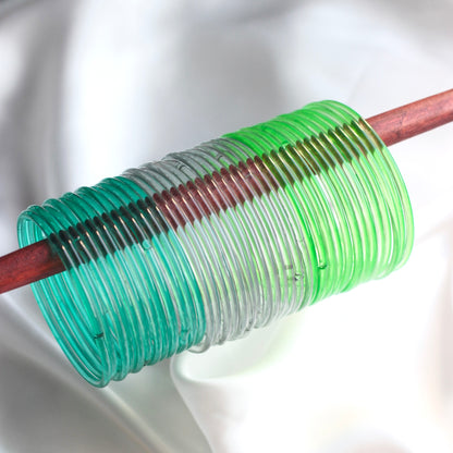 (Choose colour) Jelly Thick  Glass Bangles-2 mm thickness