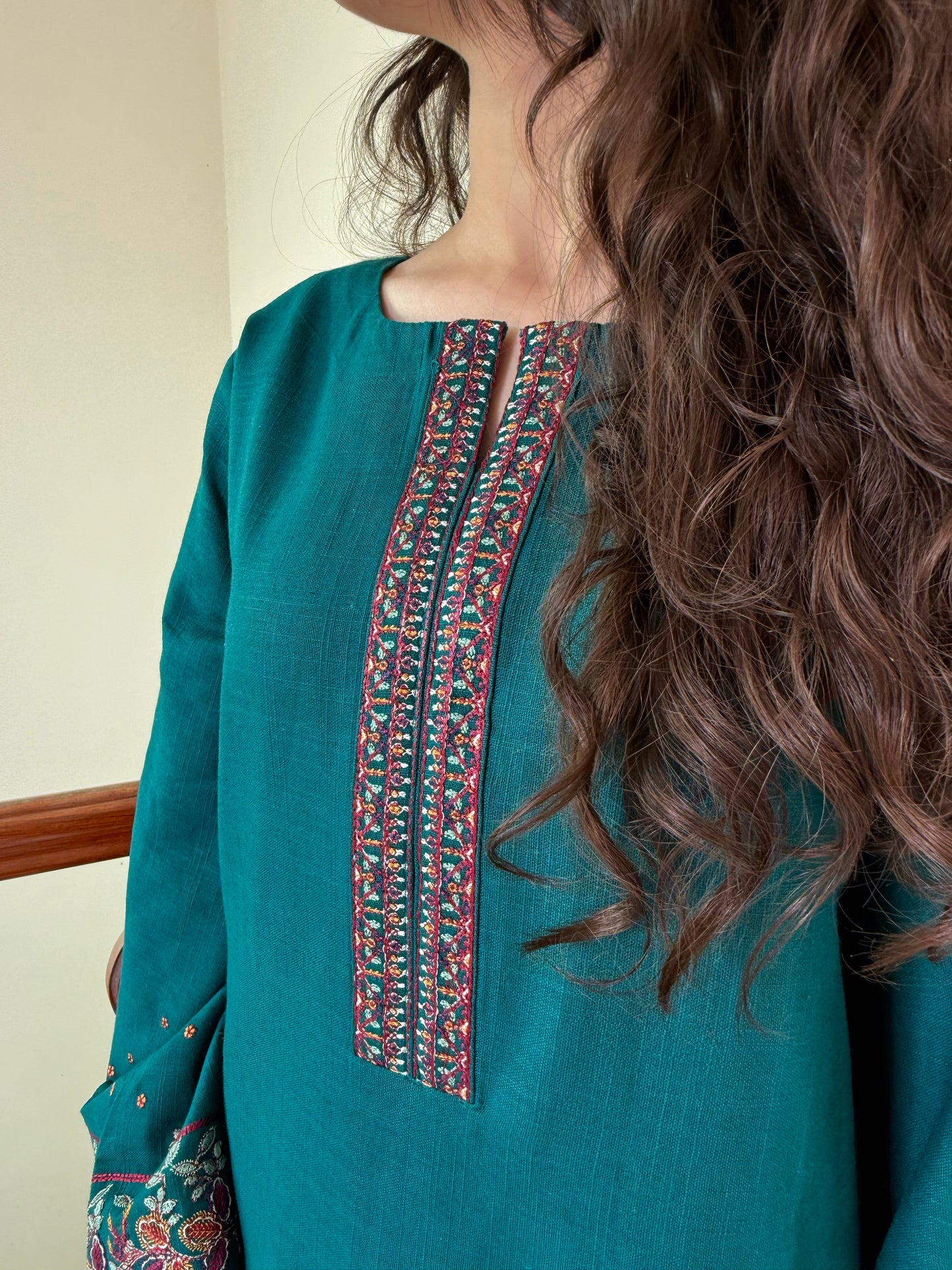 Winter Jade - 2 pc Stitched