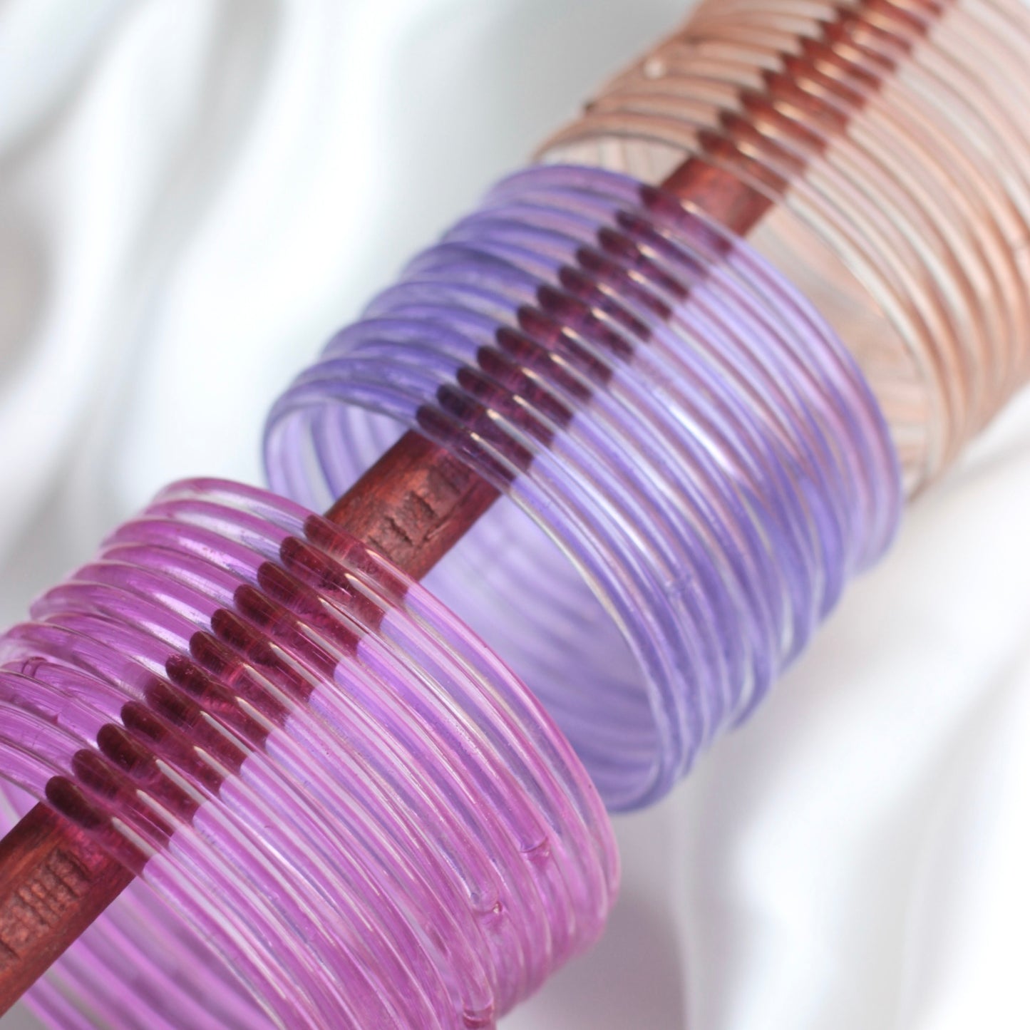 (Choose colour) Jelly Thick  Glass Bangles-3 mm thickness