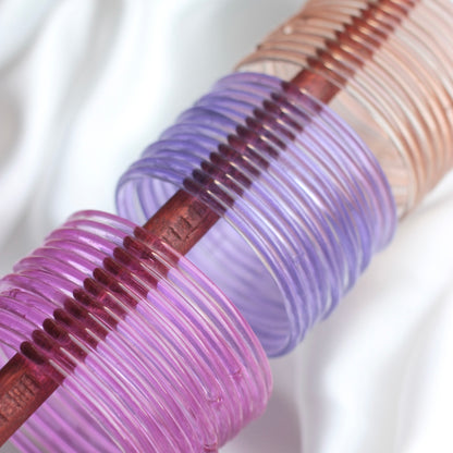 (Choose colour) Jelly Thick  Glass Bangles-3 mm thickness
