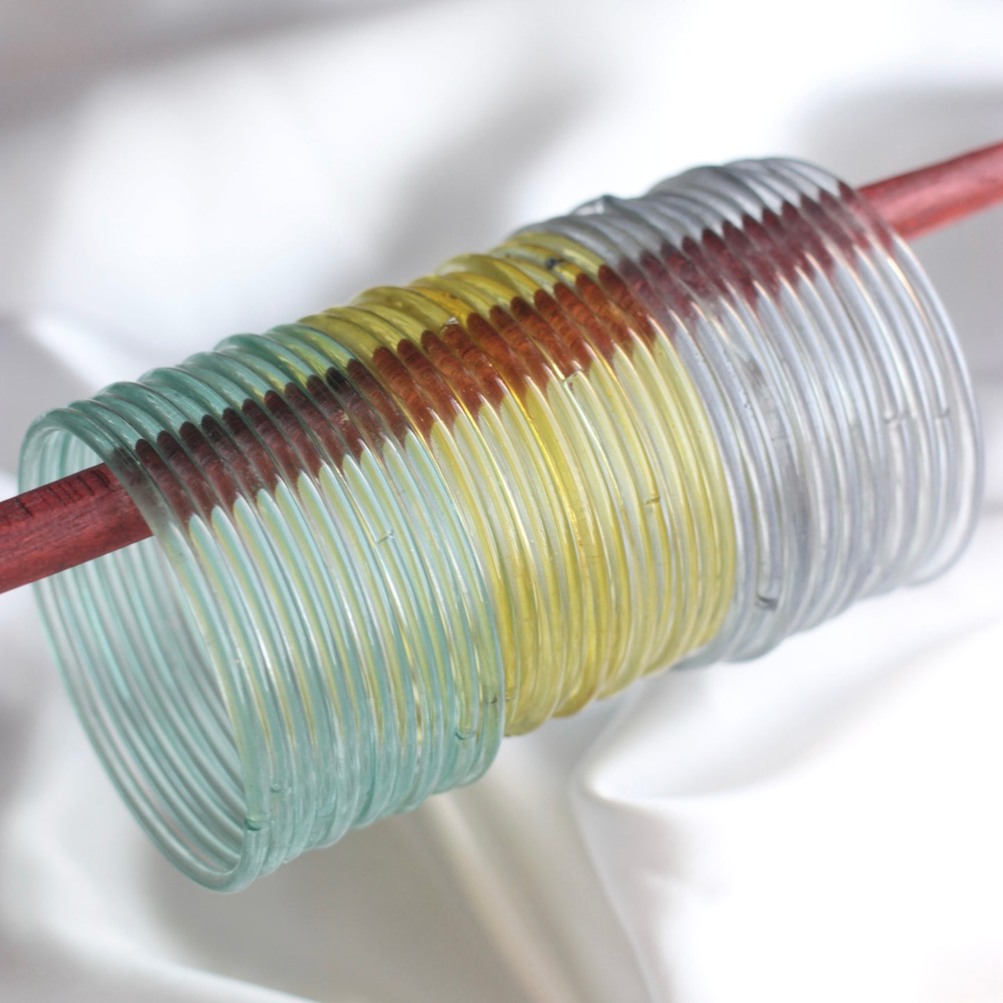 (Choose colour) Jelly Thick  Glass Bangles-3 mm thickness