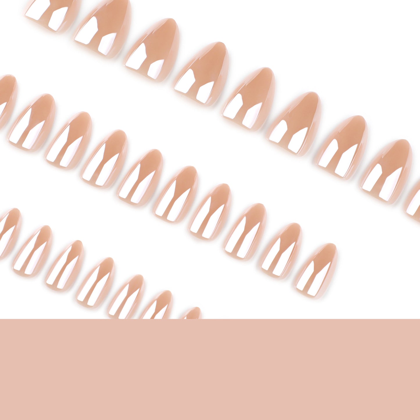 [PREMIUM] Mirror Glazed Nails-4024- Free 4 pc nail kit included