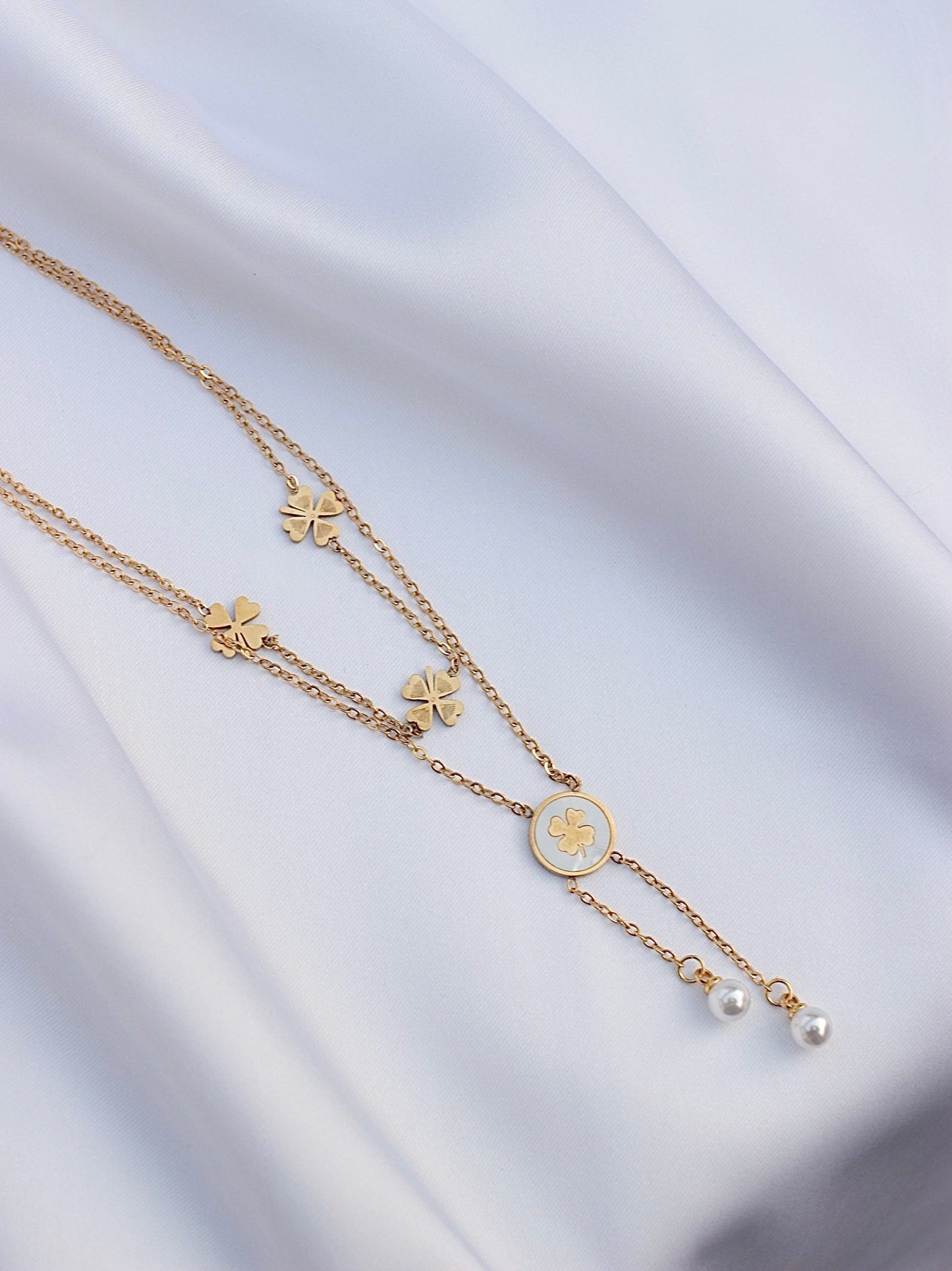 JNecklace (24K Gold Plated)-AntiTarnish/HypoAllergic -394