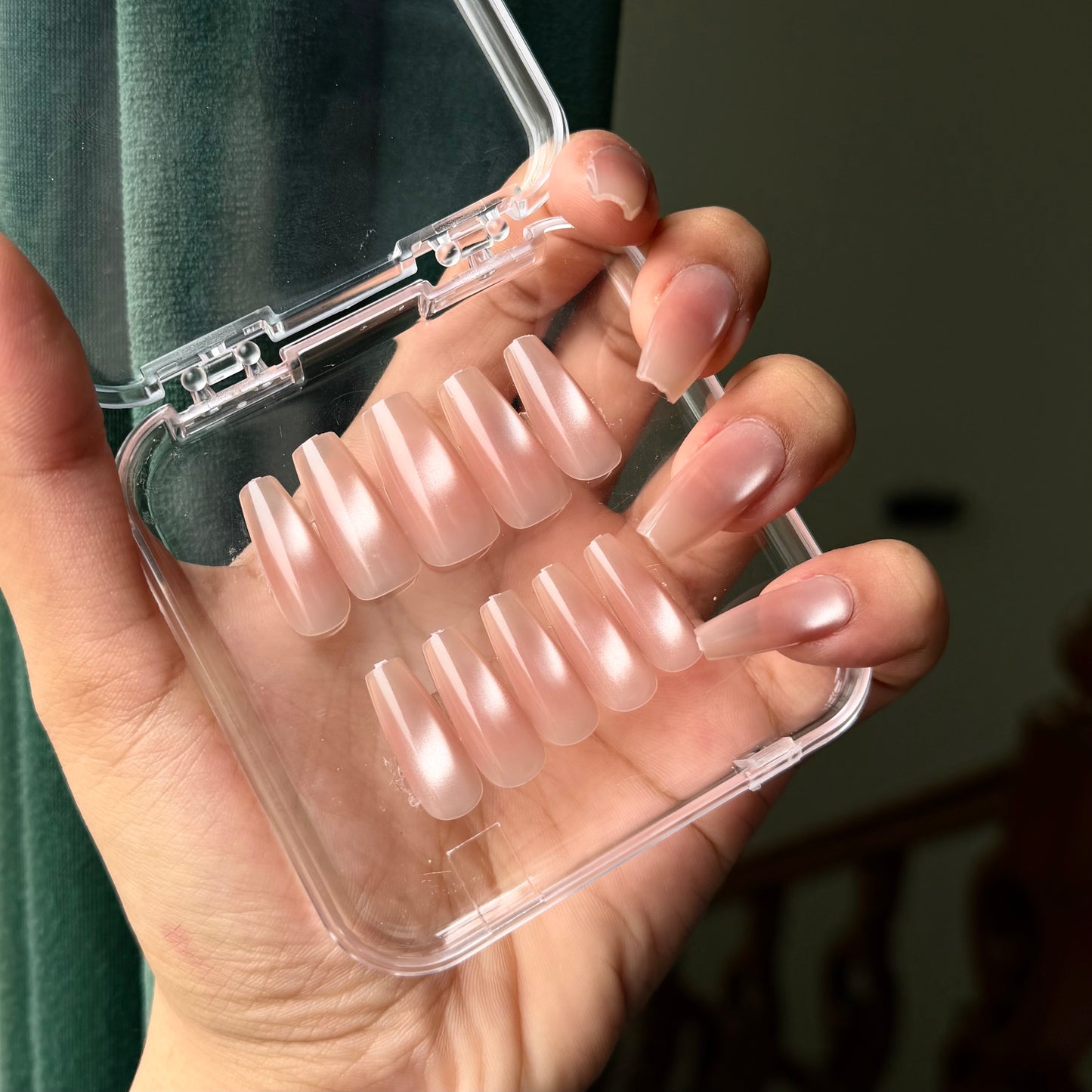 [PREMIUM] Handmade Cat-eye Reflective Nails-870- Free 24 pc Sticker Sheet  included