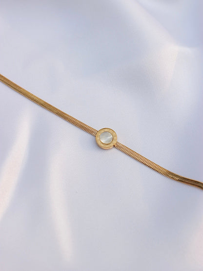 JBracelet- Non Tarnish - 24K Gold plated Anti Tarnish Everyday wear Bracelet-370