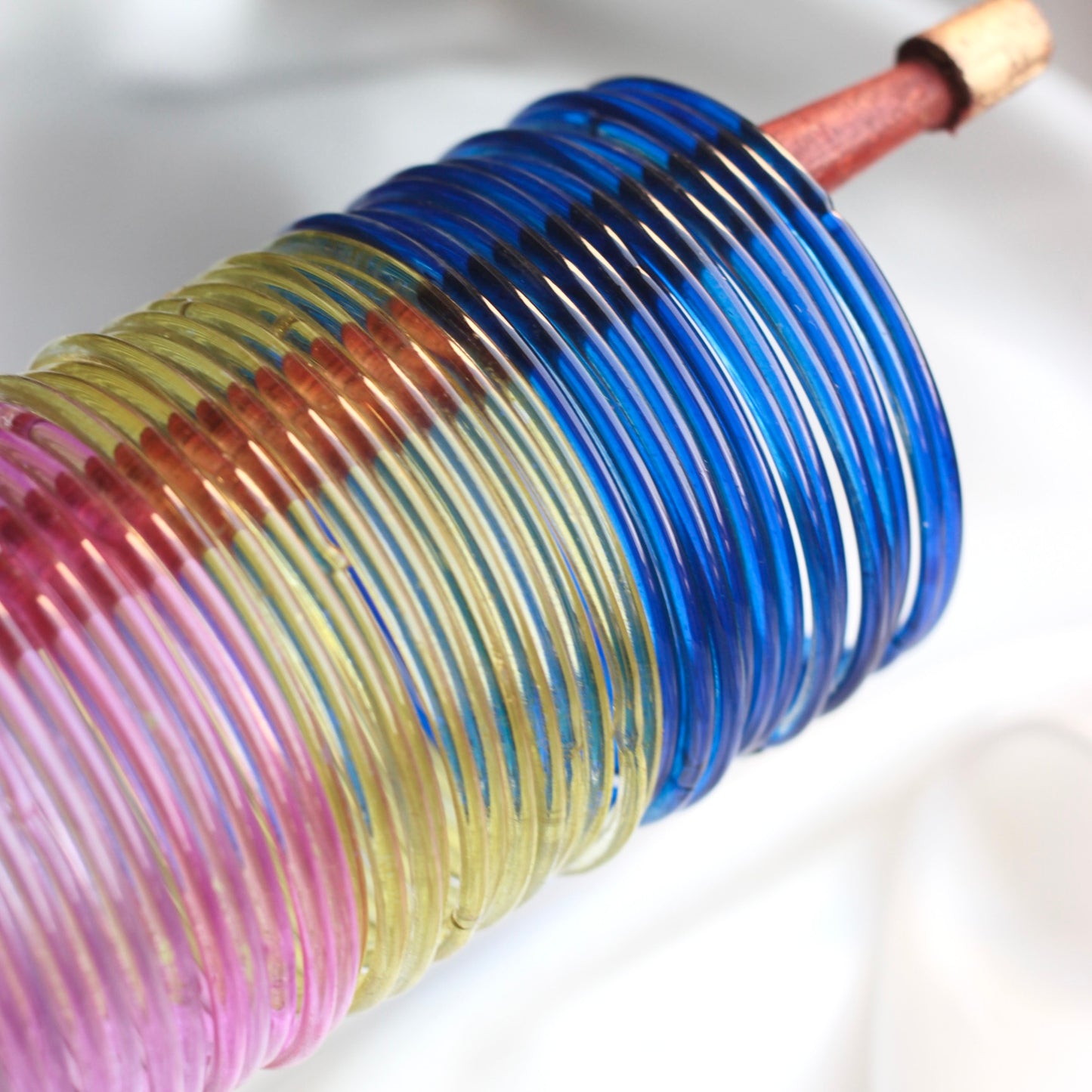 (Choose colour) Jelly Thick  Glass Bangles-2 mm thickness
