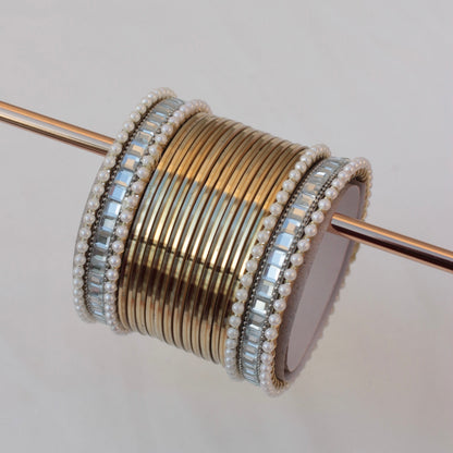 Reya Bangle Set - Golden