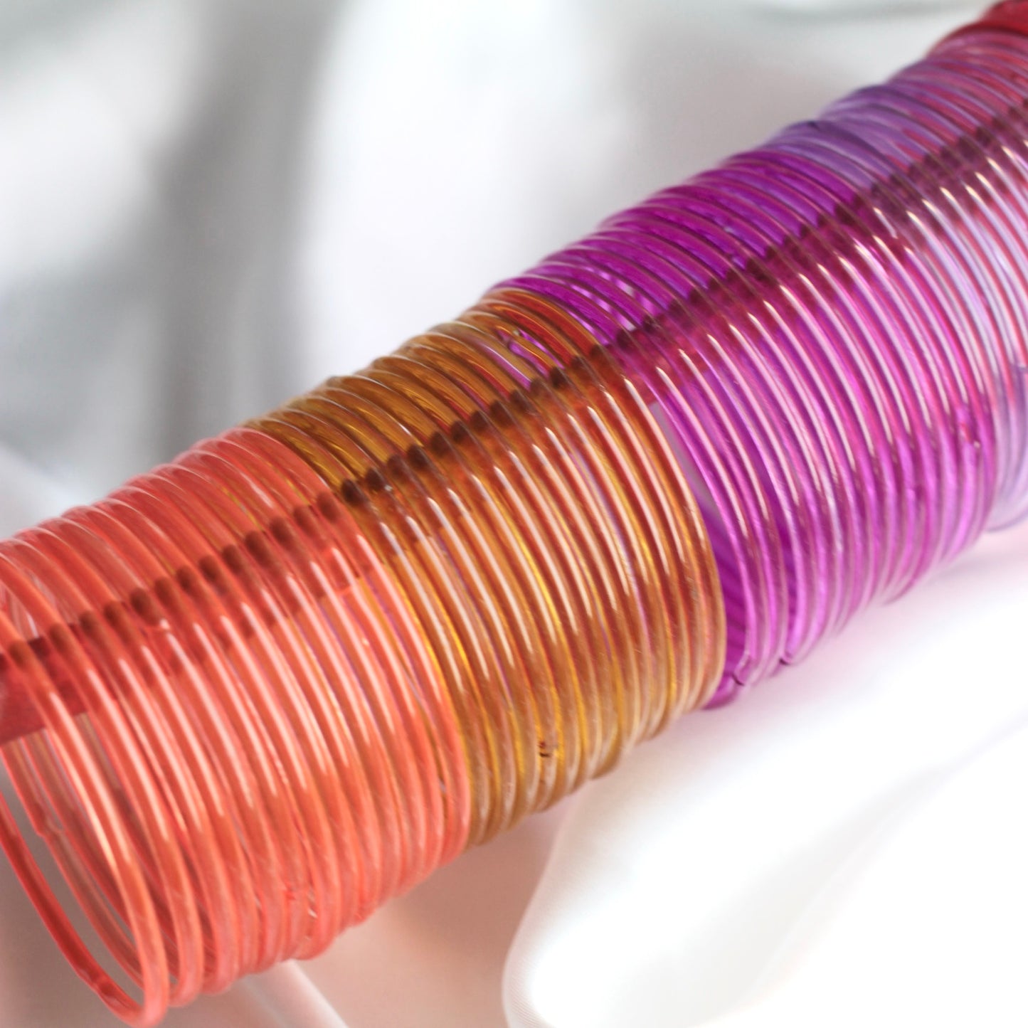 (Choose colour) Jelly Thick  Glass Bangles-2 mm thickness