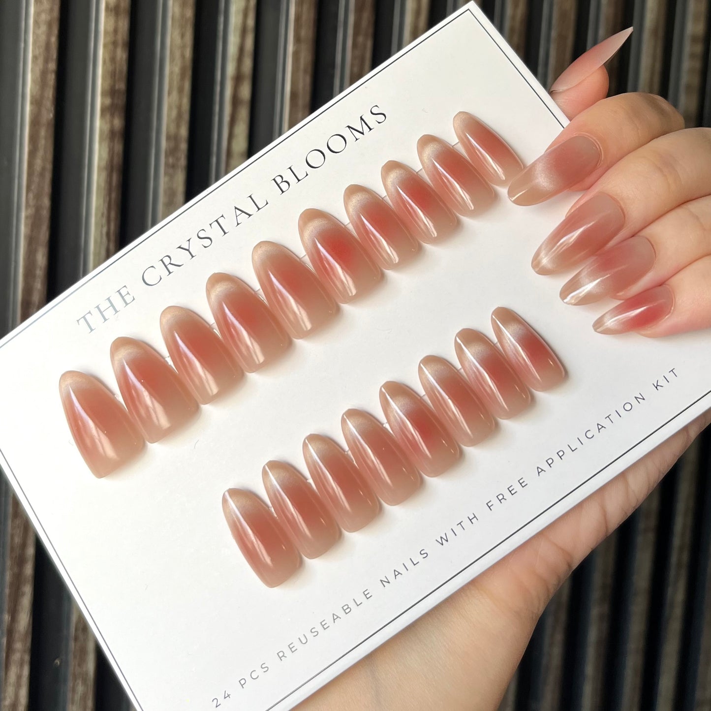 Cat eye Nails-K 1630C- Free 24pc Sticker Sheet included