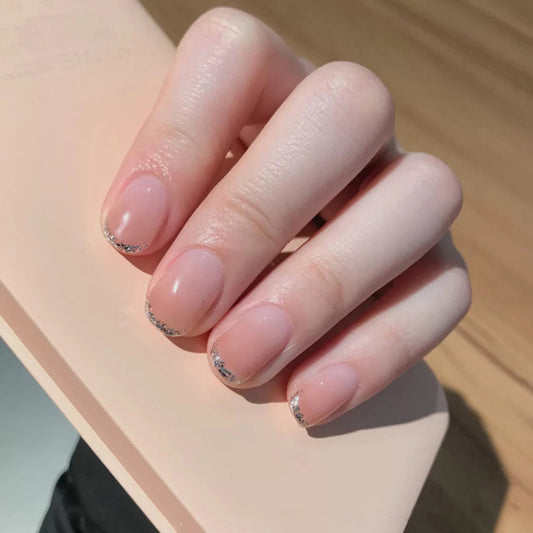 Nails-162-Short Length Square nails- Free 4 pc nail kit included