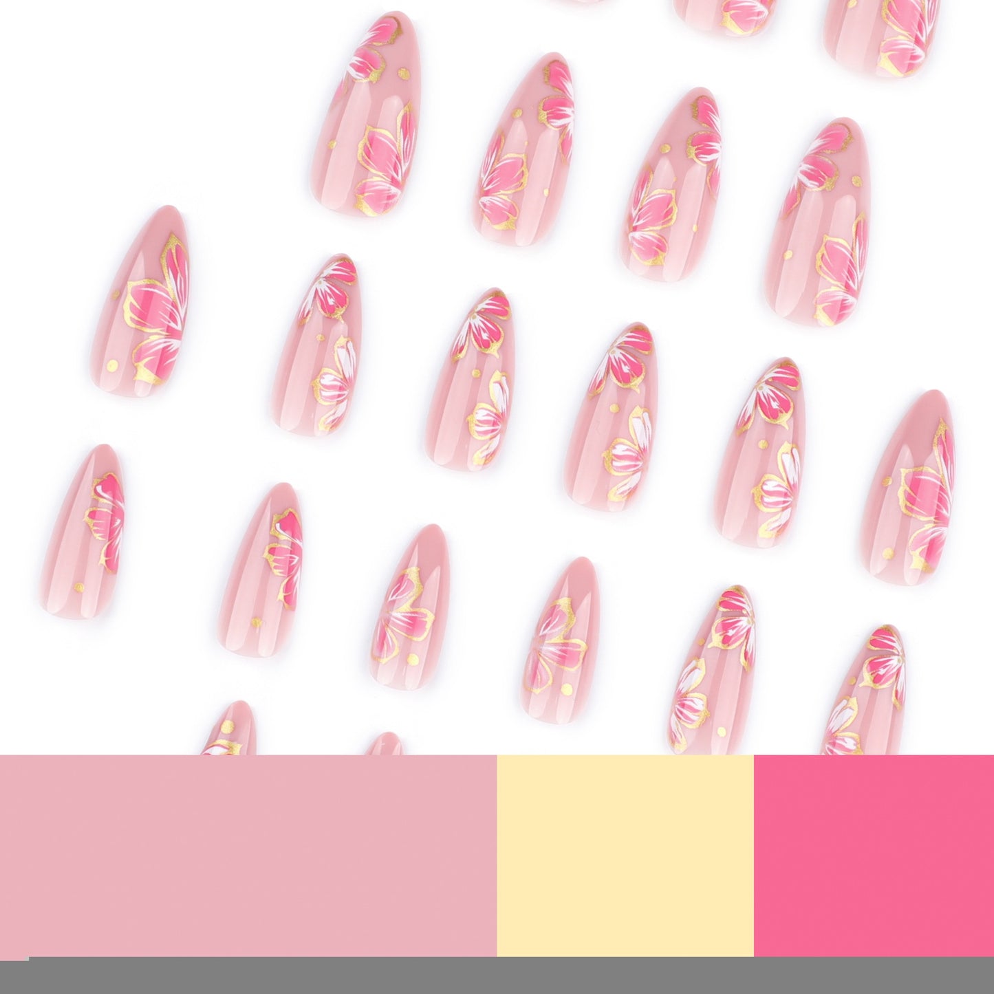 [Premium]  Nails-3734- Free 24-pc Sticker Sheet  included