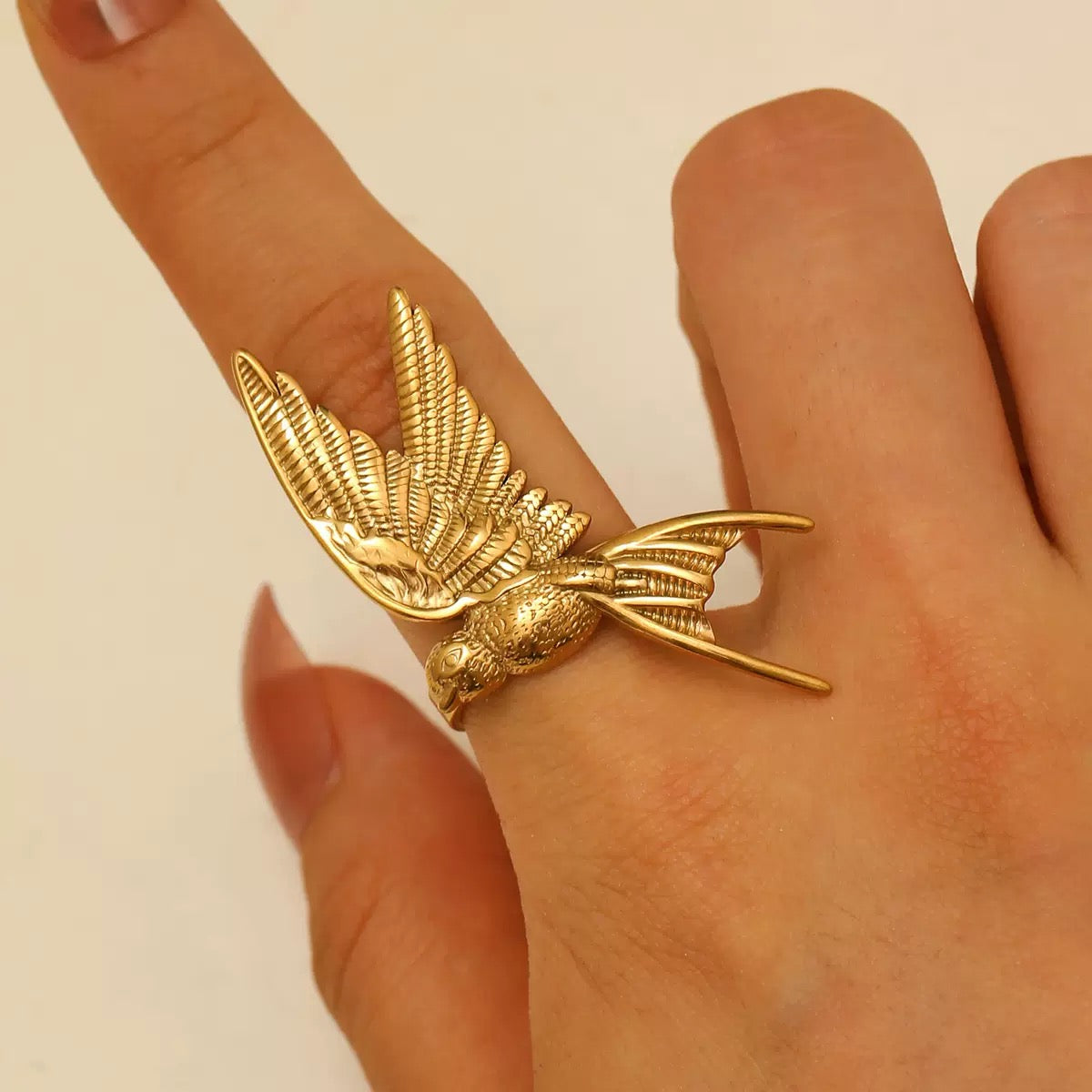 NJRing-(24K Gold Plated)-AntiTarnish/HypoAllergic-436E