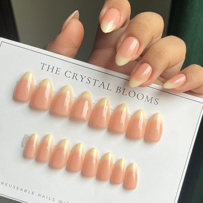 Nails-3134T- Hyper realistic nails- Free 24pc Sticker Sheet included
