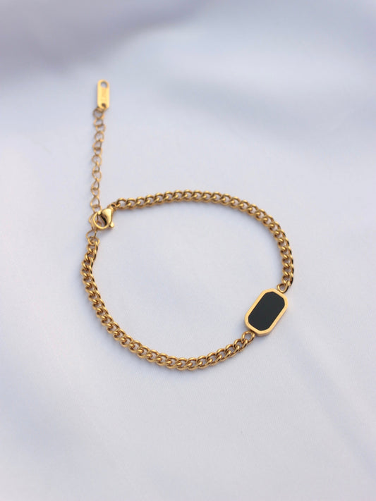 JBracelet- Non Tarnish - 24K Gold plated Anti Tarnish Everyday wear Bracelet-382