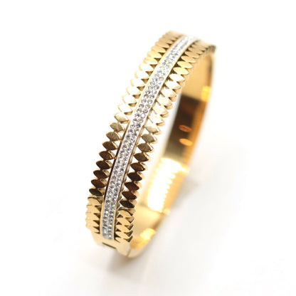 JBracelet- Non Tarnish - 24K Gold plated Anti Tarnish Everyday wear Bracelet- 105