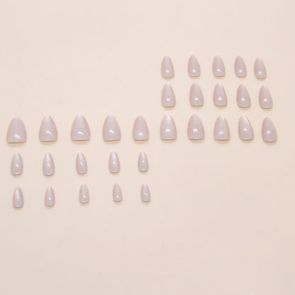 Cat-eye Nails-1897-Medium Length Almond nails- Free 4 pc nail kit included