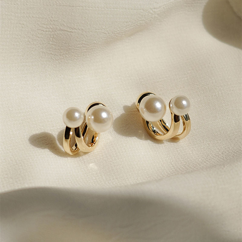 JEarrings pearl curlies earrings - 02