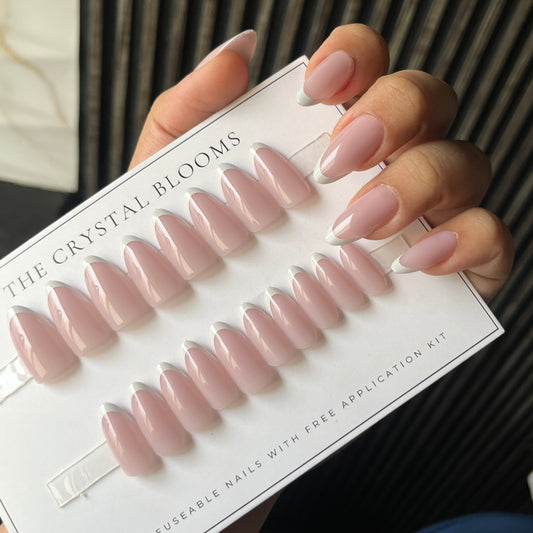 Nails-4295- Almond french nails