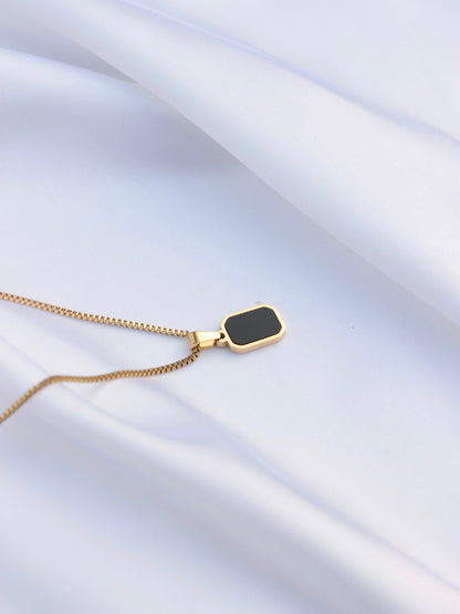 JNecklace (24K Gold Plated)-AntiTarnish/HypoAllergic - Dual Sided 251