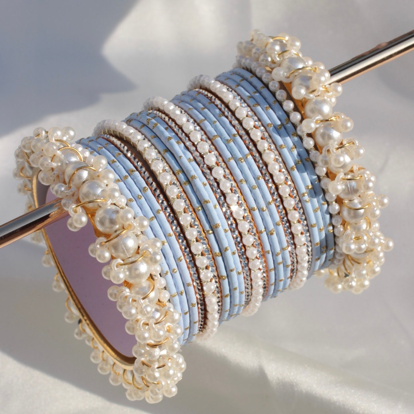 Rian Bangle Set-Ice Blue-1