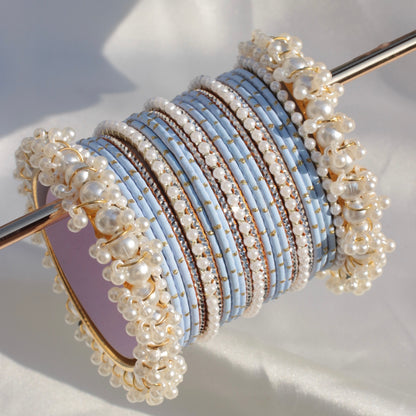 Rian Bangle Set-Ice Blue-1