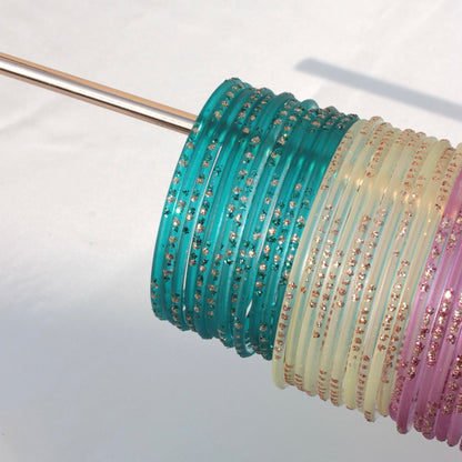 (Choose colour) Jellin- Viral Handmade Glass Bangles