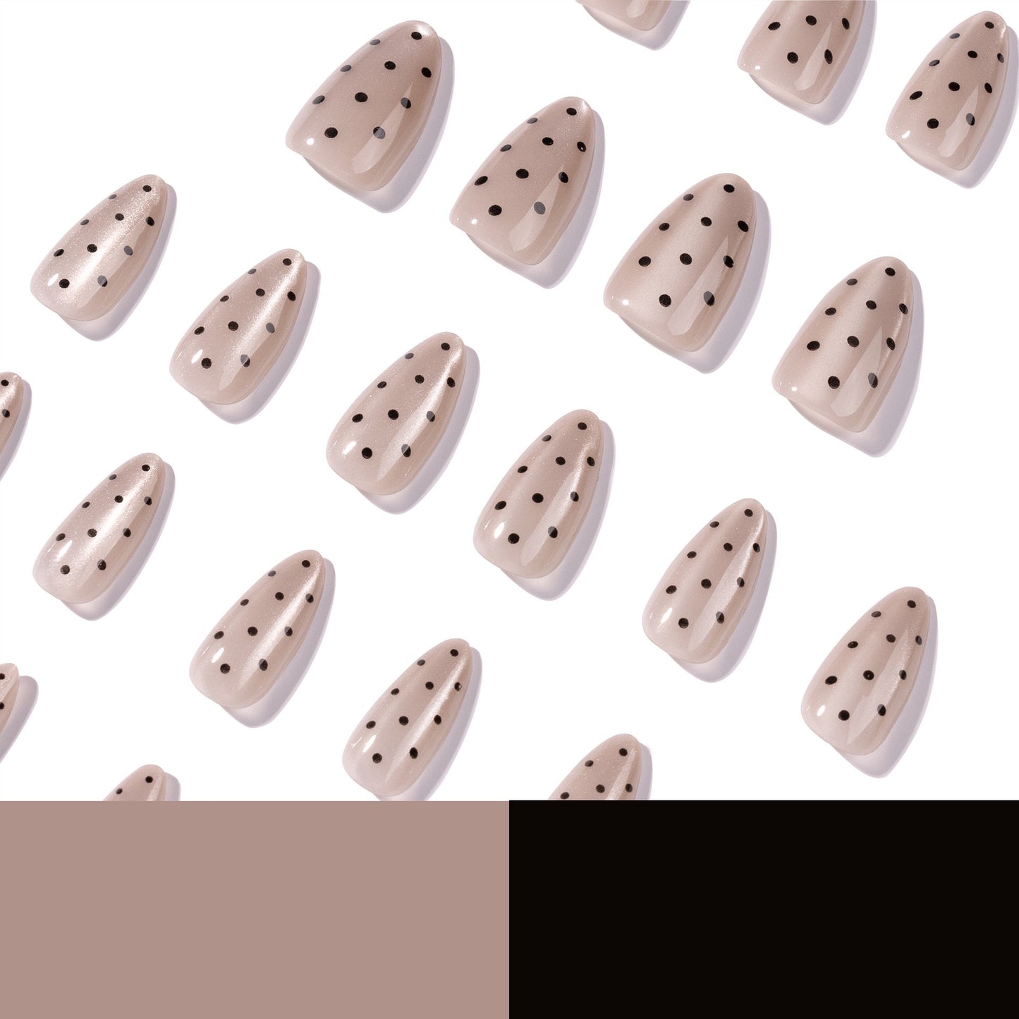 Nails-4399-Almond nails- Free 24pc Sticker Sheet included