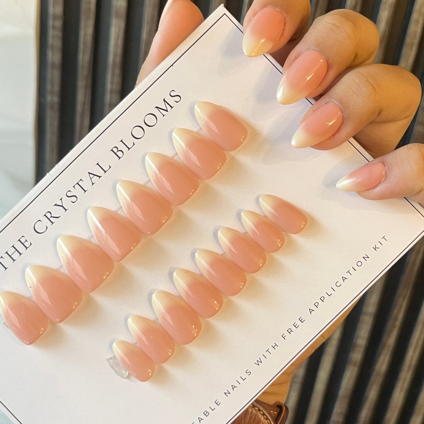 Nails-3134T- Hyper realistic nails- Free 24pc Sticker Sheet included