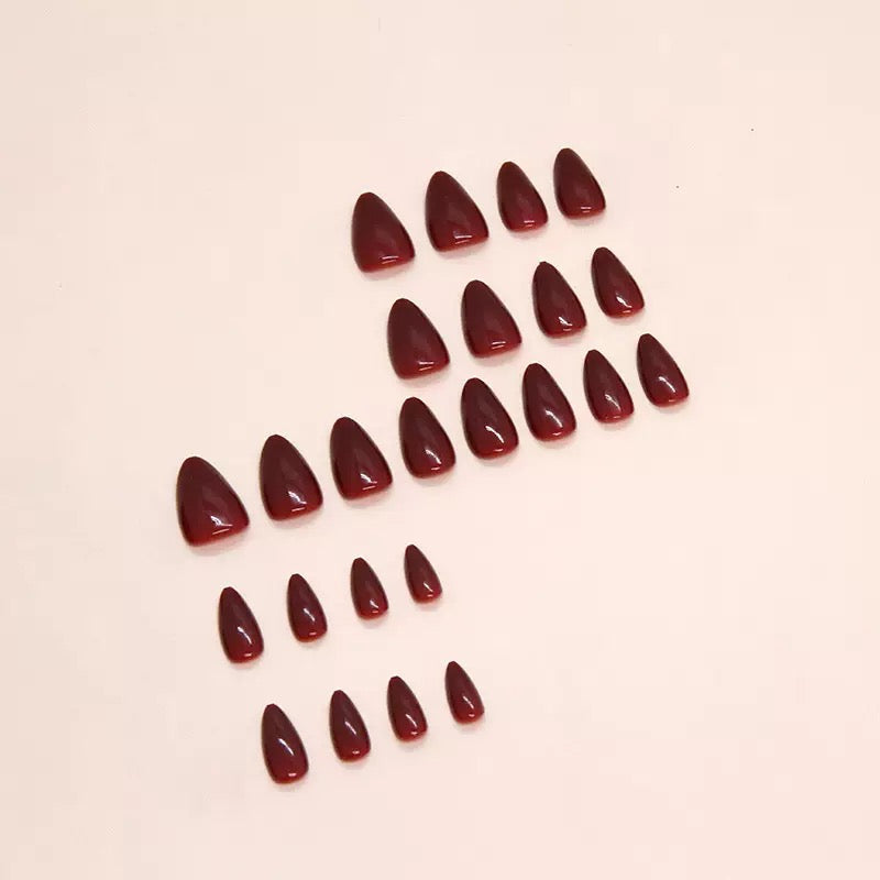 Nails-050-Premium Almond French Nails