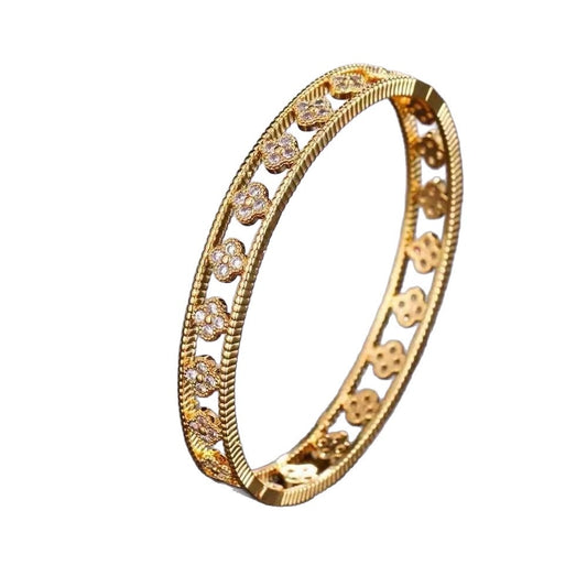 JBracelet- Non Tarnish - 24K Gold plated Anti Tarnish Everyday wear Bracelet- New