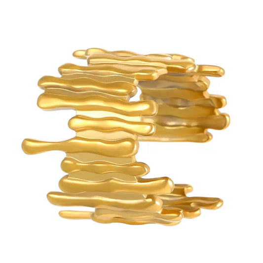 JRing-(24K Gold Plated)-AntiTarnish/HypoAllergic-439E