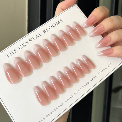 HYPER REALISTIC Nails-206 H- Free 24pc Sticker Sheet included