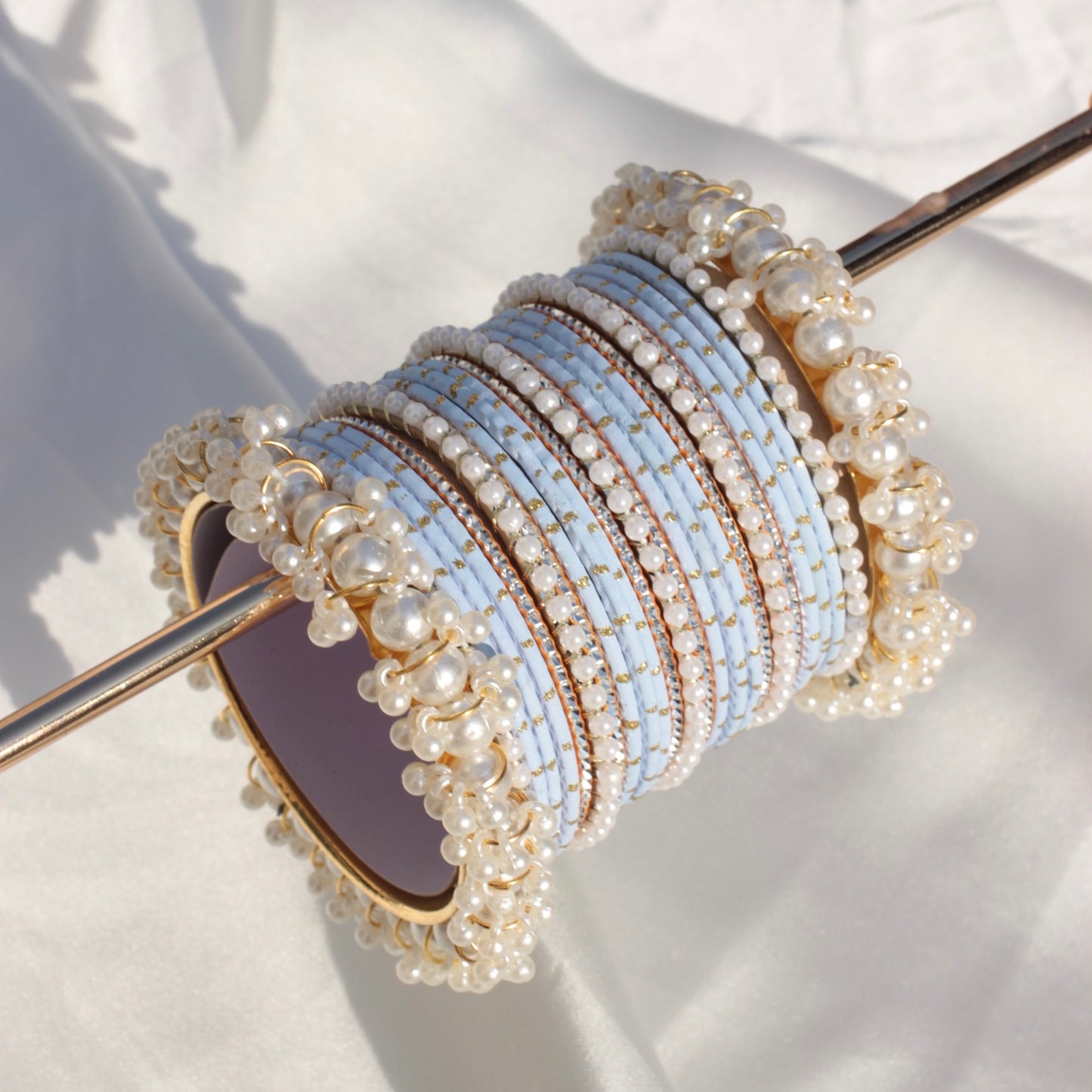 Rian Bangle Set-Ice Blue-1