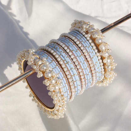 Rian Bangle Set-Ice Blue-1