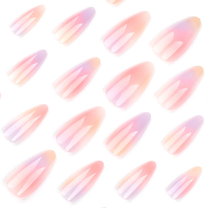 Multi Pastel Nails-3473- Free 24-pc Sticker Sheet  included