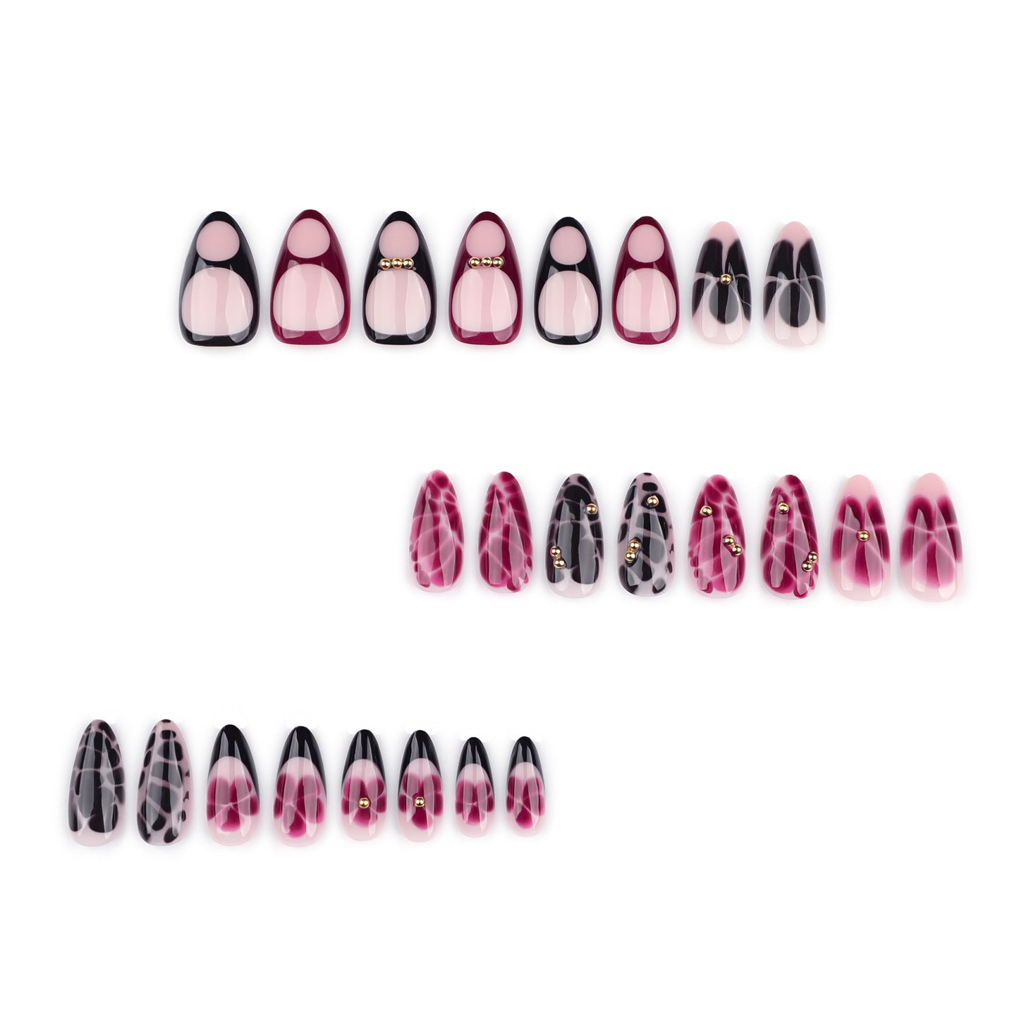 [PREMIUM]3D Nails-3696- Free 24pc Sticker Sheet  included