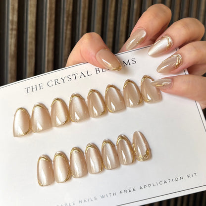 Cat eye 3D Nails-376C- Free 24pc Sticker Sheet included