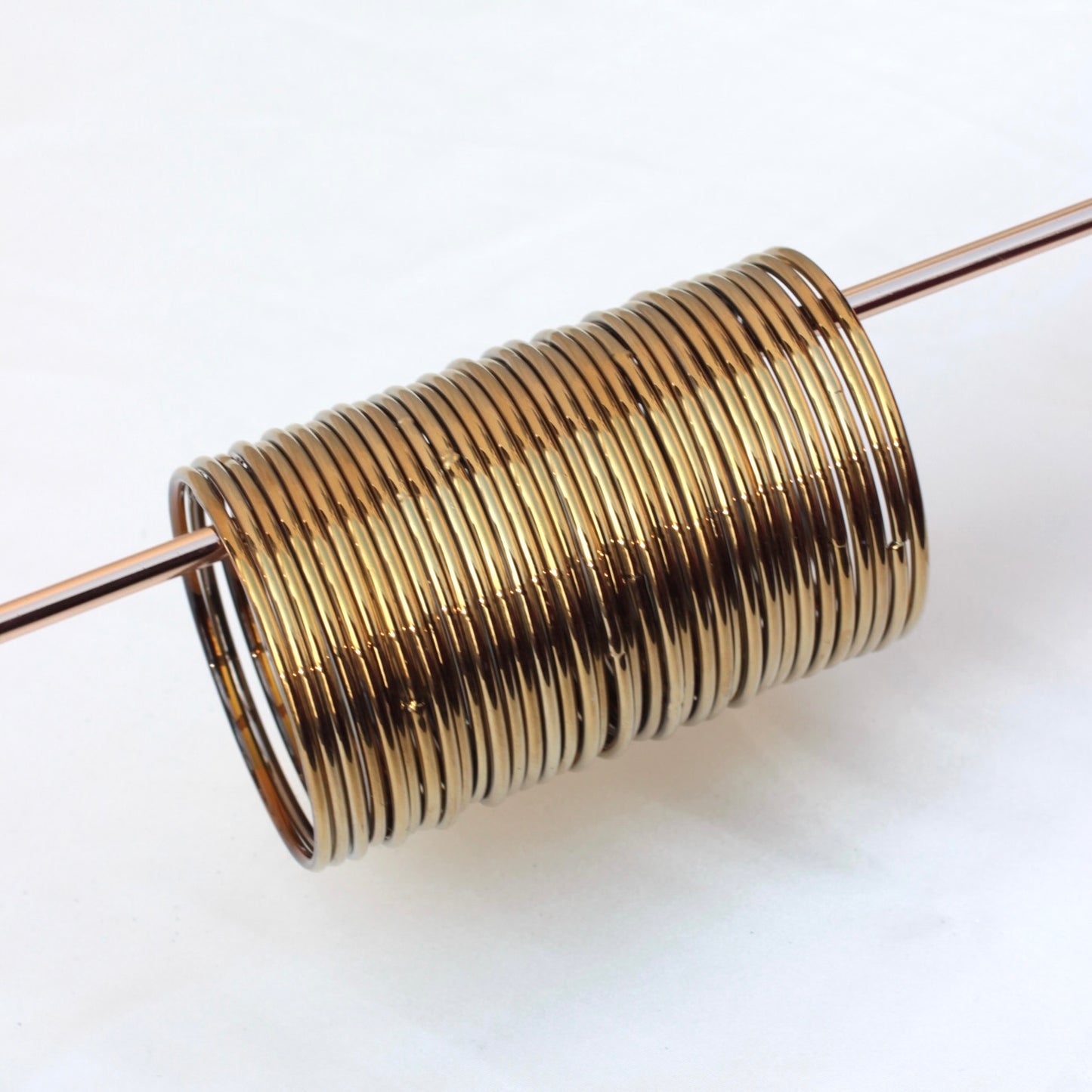 Golden Glass Bangles Thick - Viral Handmade Glass Bangles