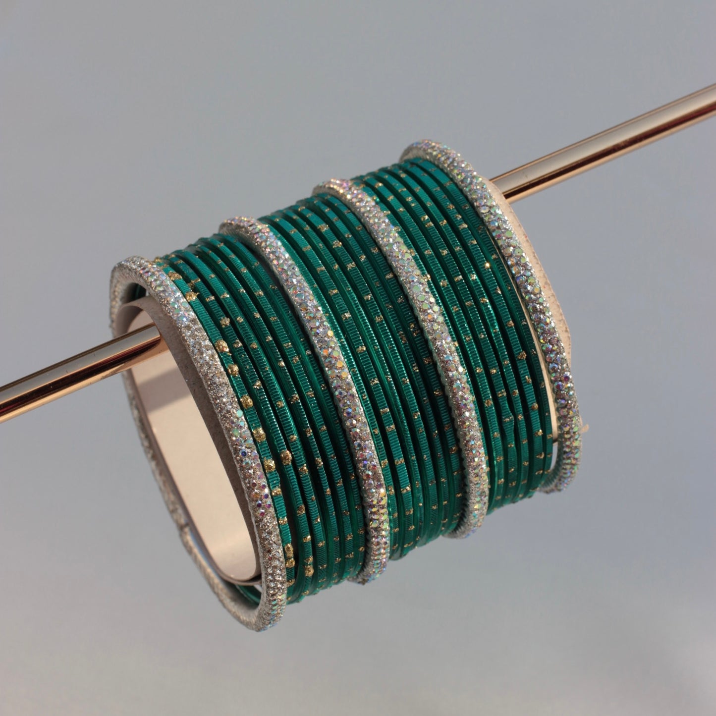 Nira Bangle Set- Teal